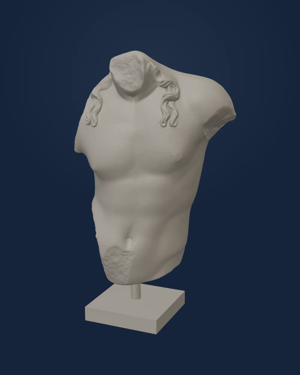 Adolescent Torso, Marble — Undated