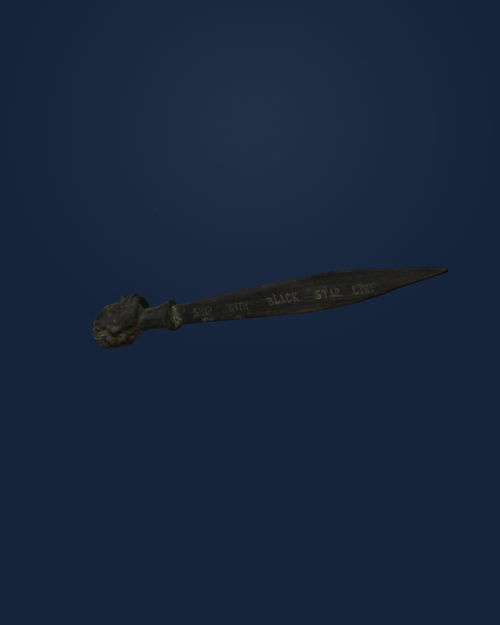 Letter opener for the Black Star Line — Unidentified maker · ca. 1960