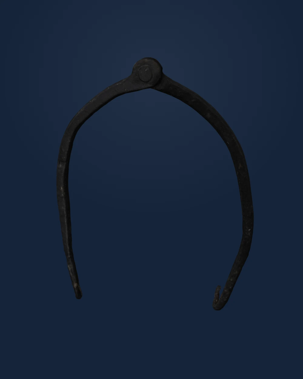 Cast iron hanging kettle cauldron — Unidentified maker · ca. 1800