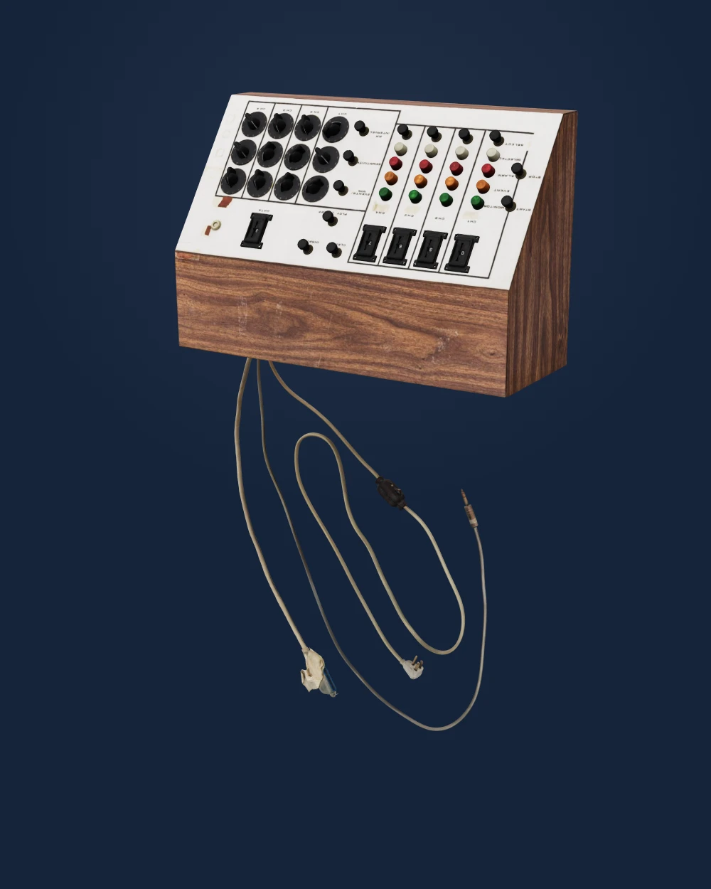 Prototype of a digital heart rhythm monitor developed by Dr. L. Julian Haywood — L. Julian Haywood, M.D.; George A. Harvey; William L. Kirk Jr. · 1966-1969