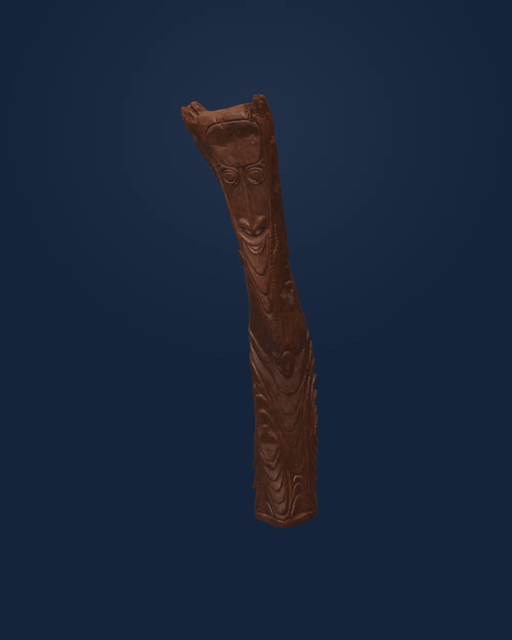 House Post Iatmul, Wood — Early modern