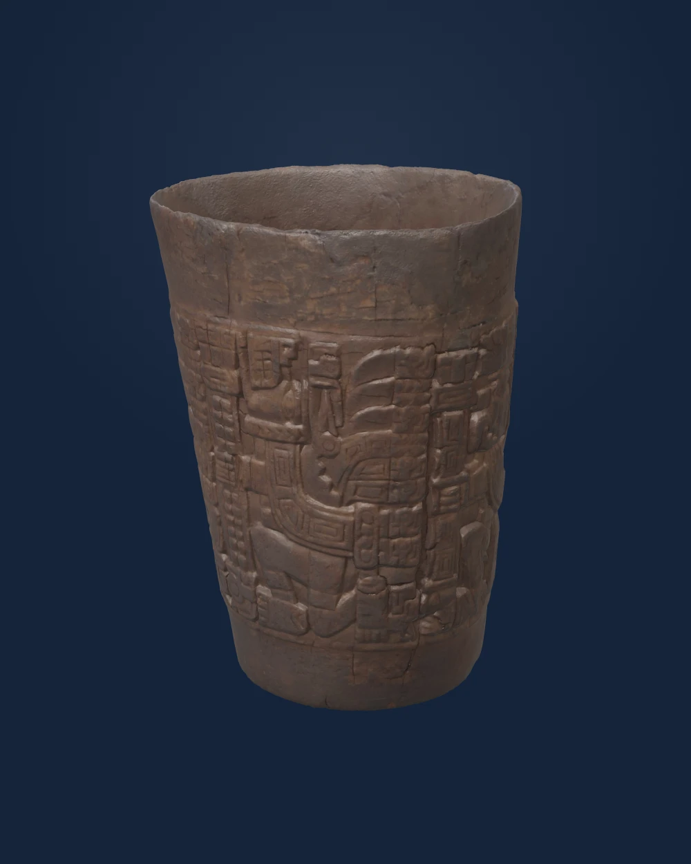 Kero (beaker) — Tiwanaku artist(s) · 500–1000 CE