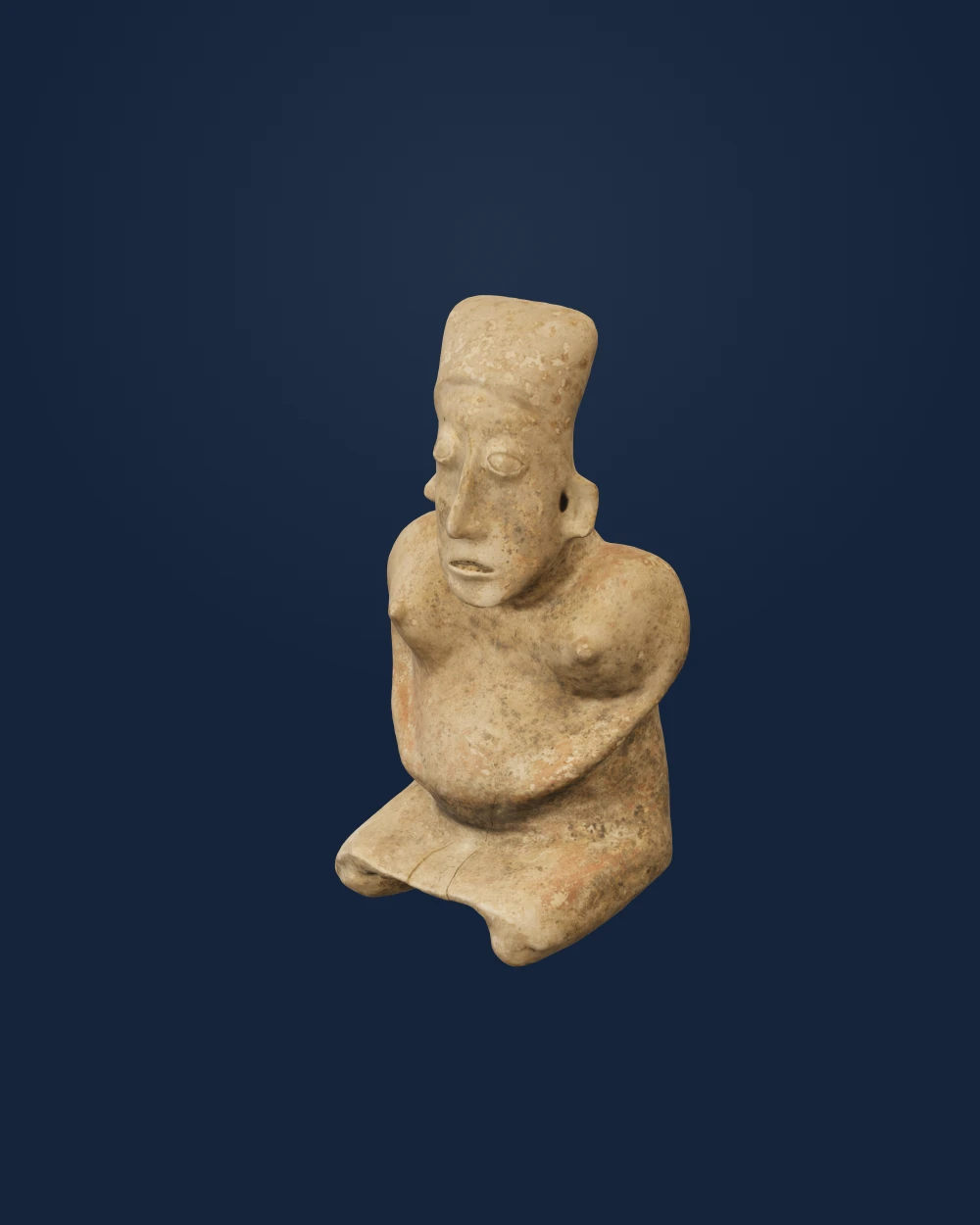Nayarit Ceramic Female Figure — Nayarit artist · 200 BCE–500 CE