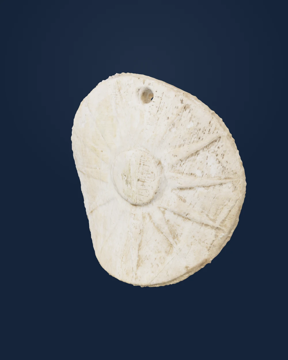 Spiro Mississippian Sun Gorget — Spiro Mississippian artist · c. 1200–1350