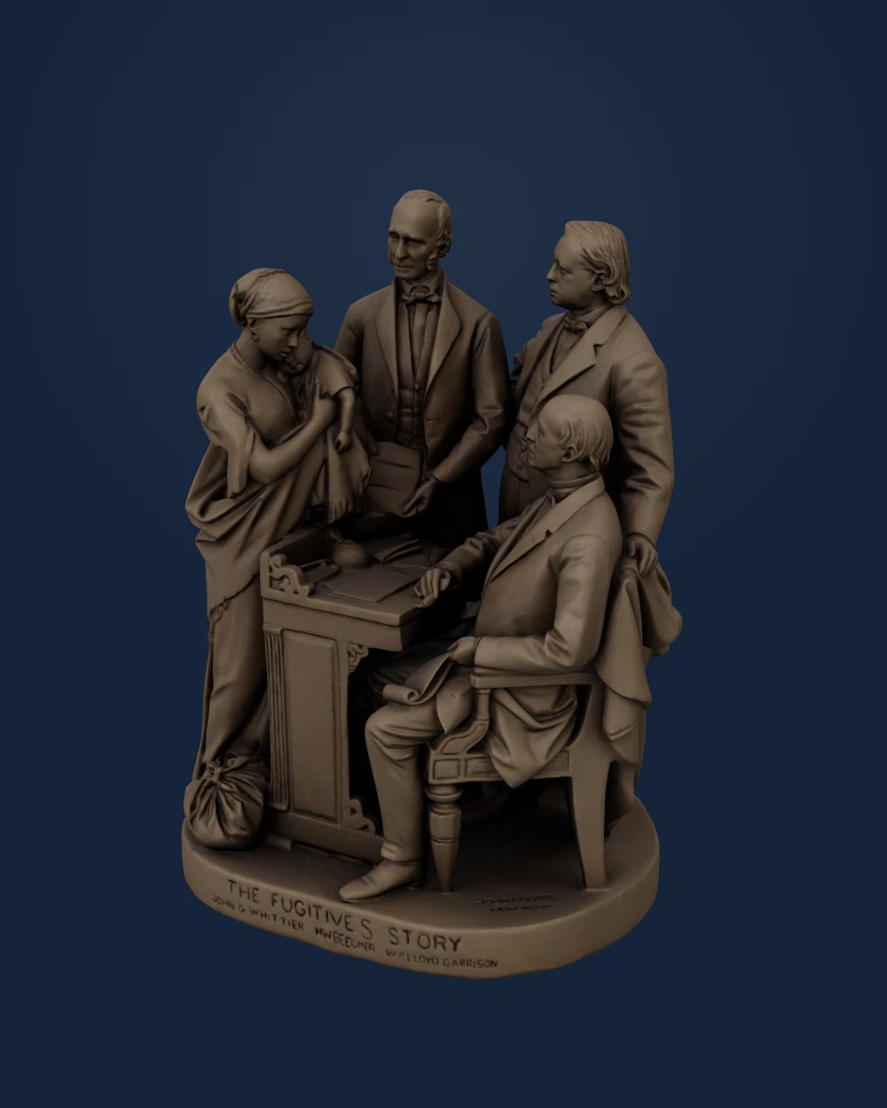 The Fugitive's Story — John Rogers · 1869