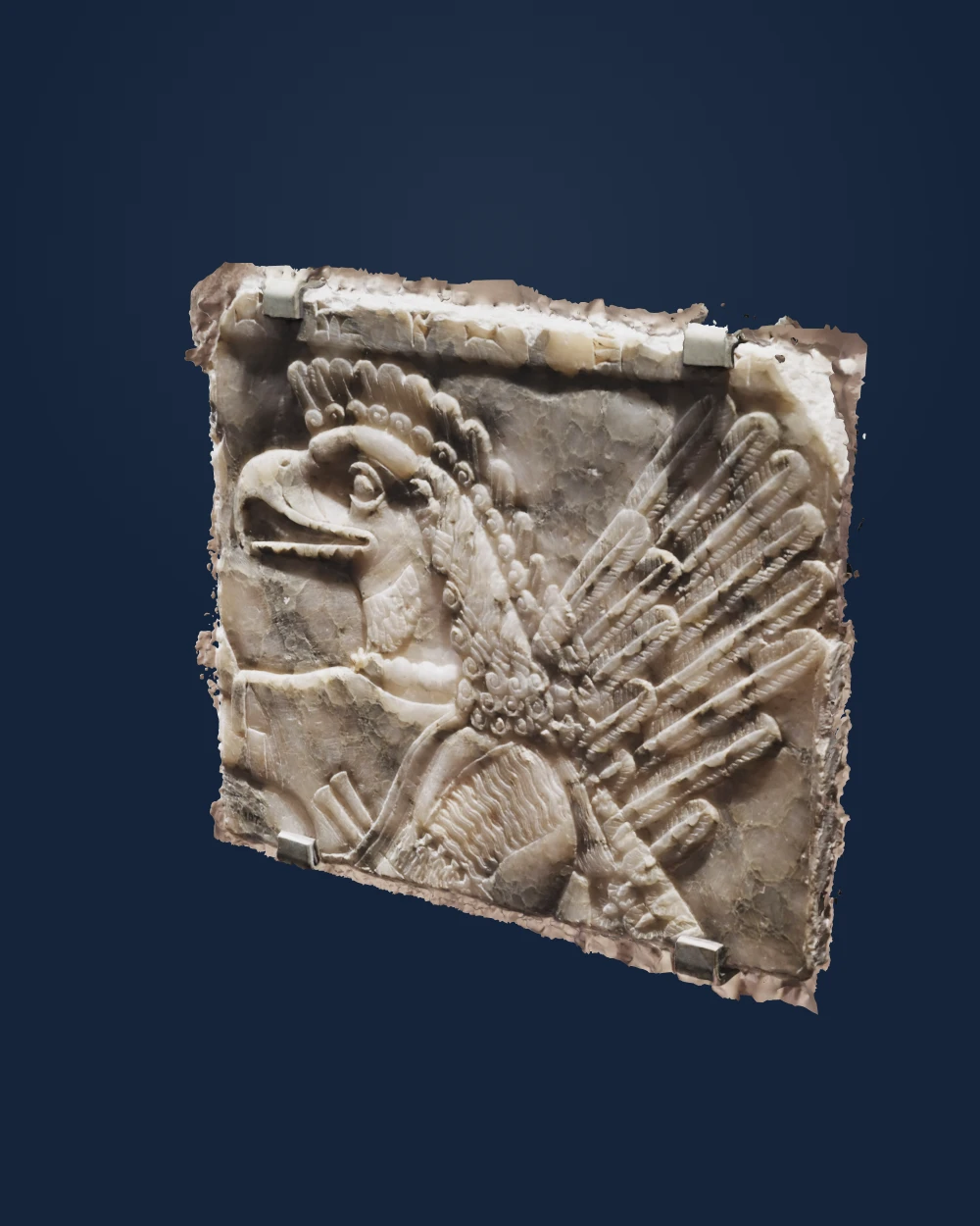 Relief of eagle-headed demon — Unknown Assyrian artist(s) · 883-859 BCE, reign of Ashurnasirpal II