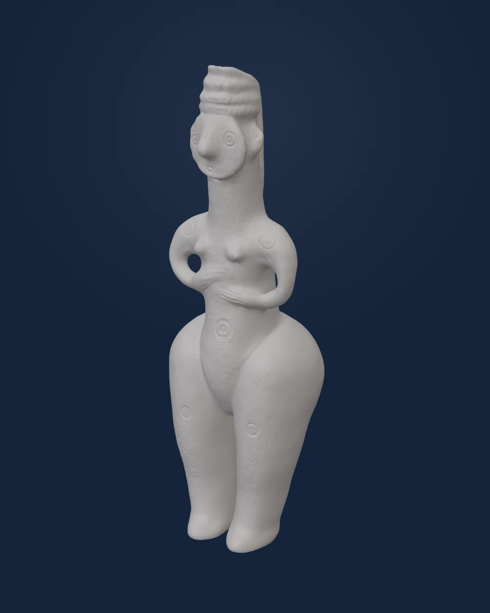 Female Statue-Vessel from Kaluraz — Unknown northern Iranian artist · 1000–700 BCE (Iron Age II)