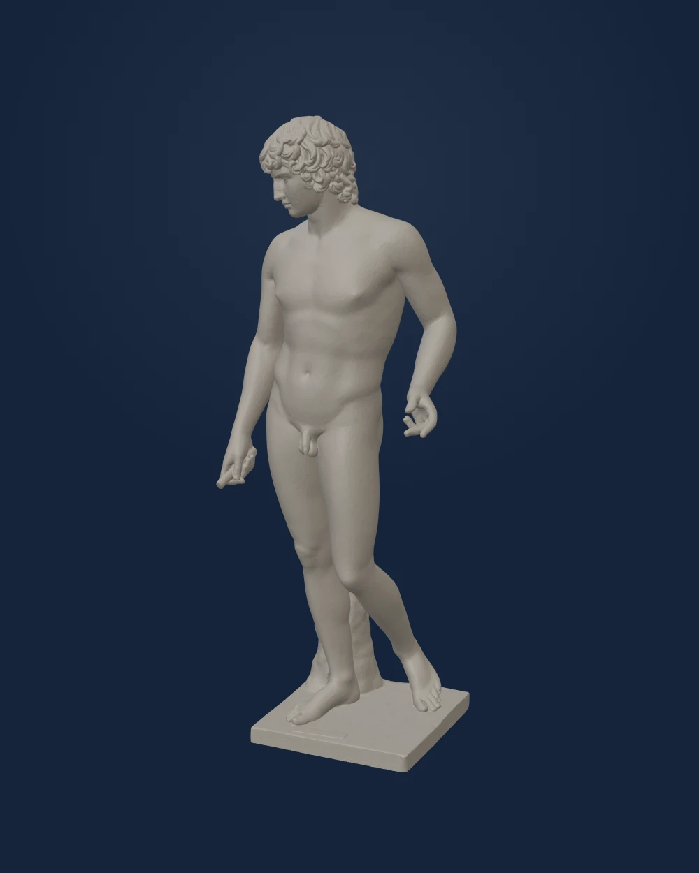 Antinoos Farnese, Marble — Ancient