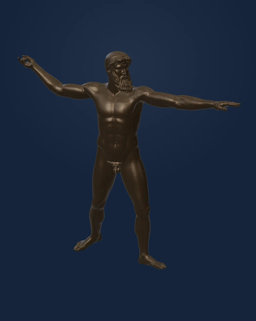 Artemision Bronze, Bronze — Ancient