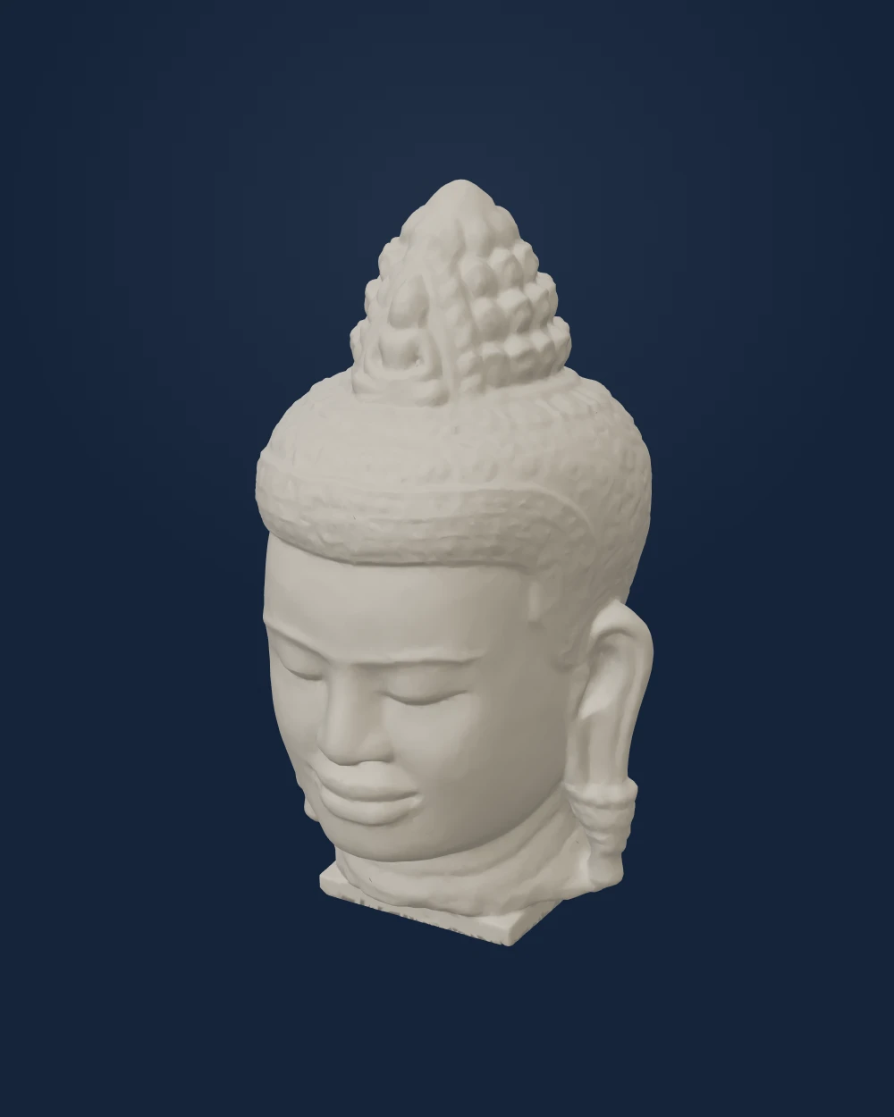 Avalokiteshvara Head — Khmer artist · 12th century