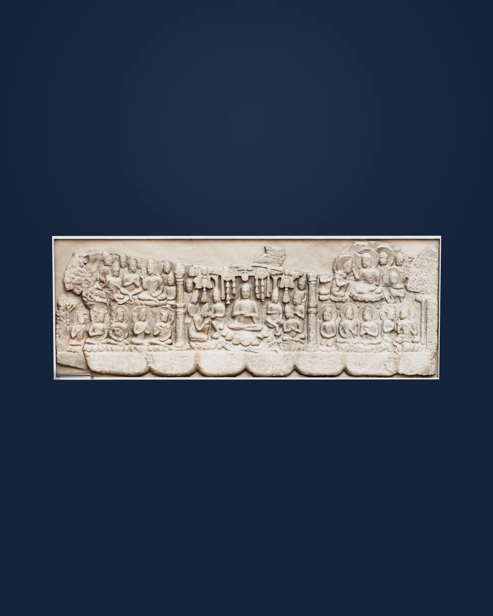Gathering of Buddhas and Bodhisattvas — Unknown Chinese sculptor · Northern Qi dynasty, 550-577