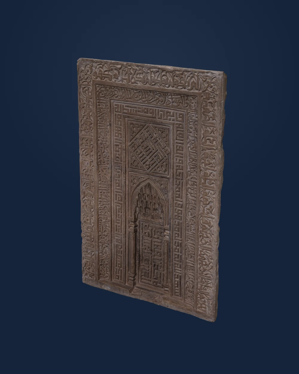 Tombstone in the Form of an Architectural Niche — Asian · dated 753 AH/1352 CE