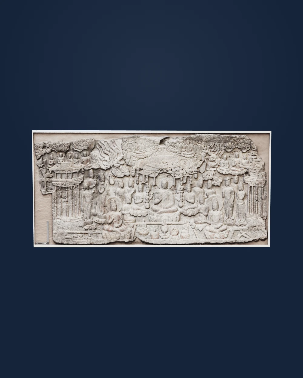 Western Paradise of the Buddha Amitabha — Unknown Chinese sculptor · Northern Qi dynasty, 550-577