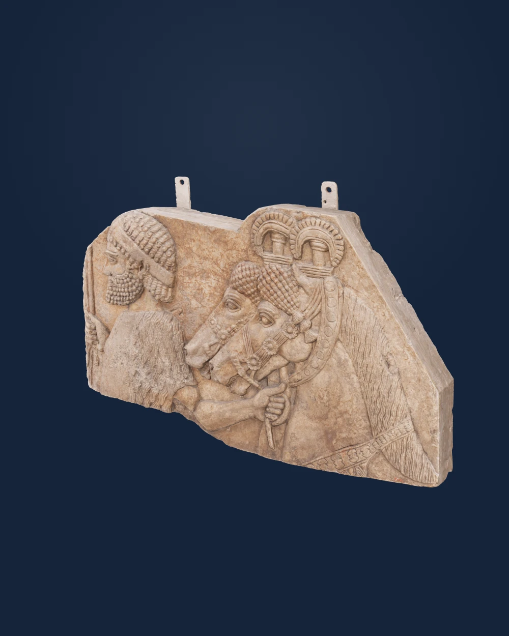 Foreign groom in a tributary procession — Unknown Assyrian sculptor · ca. 721–705 BCE