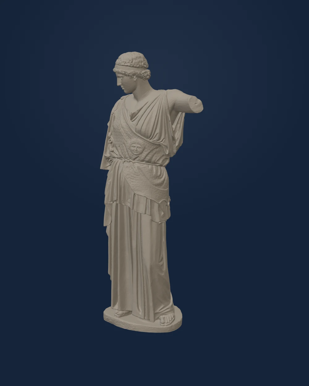 Athena Lemnia, Phidias, Marble — Ancient