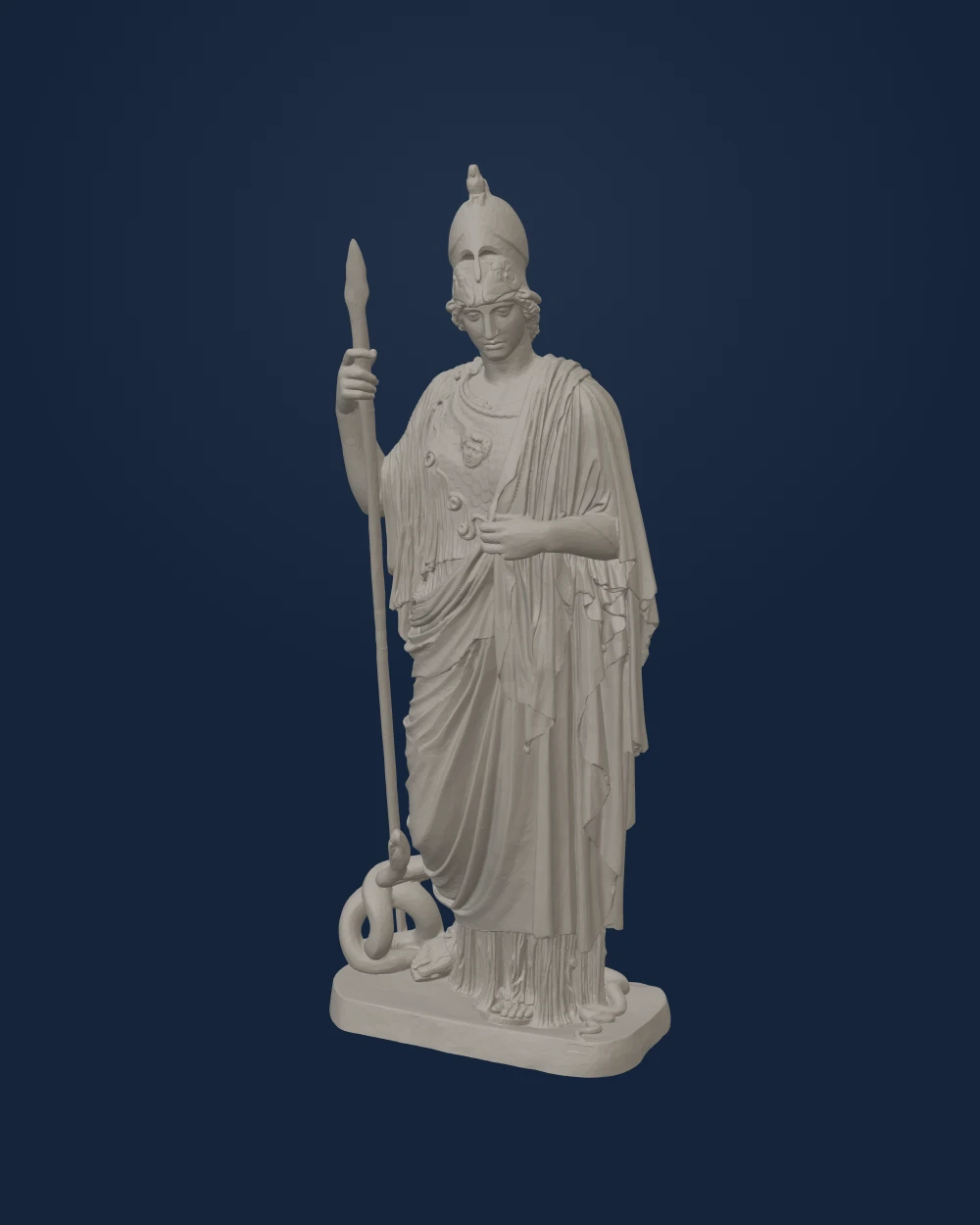 Athena Pallas Giustiniani, Marble — Ancient
