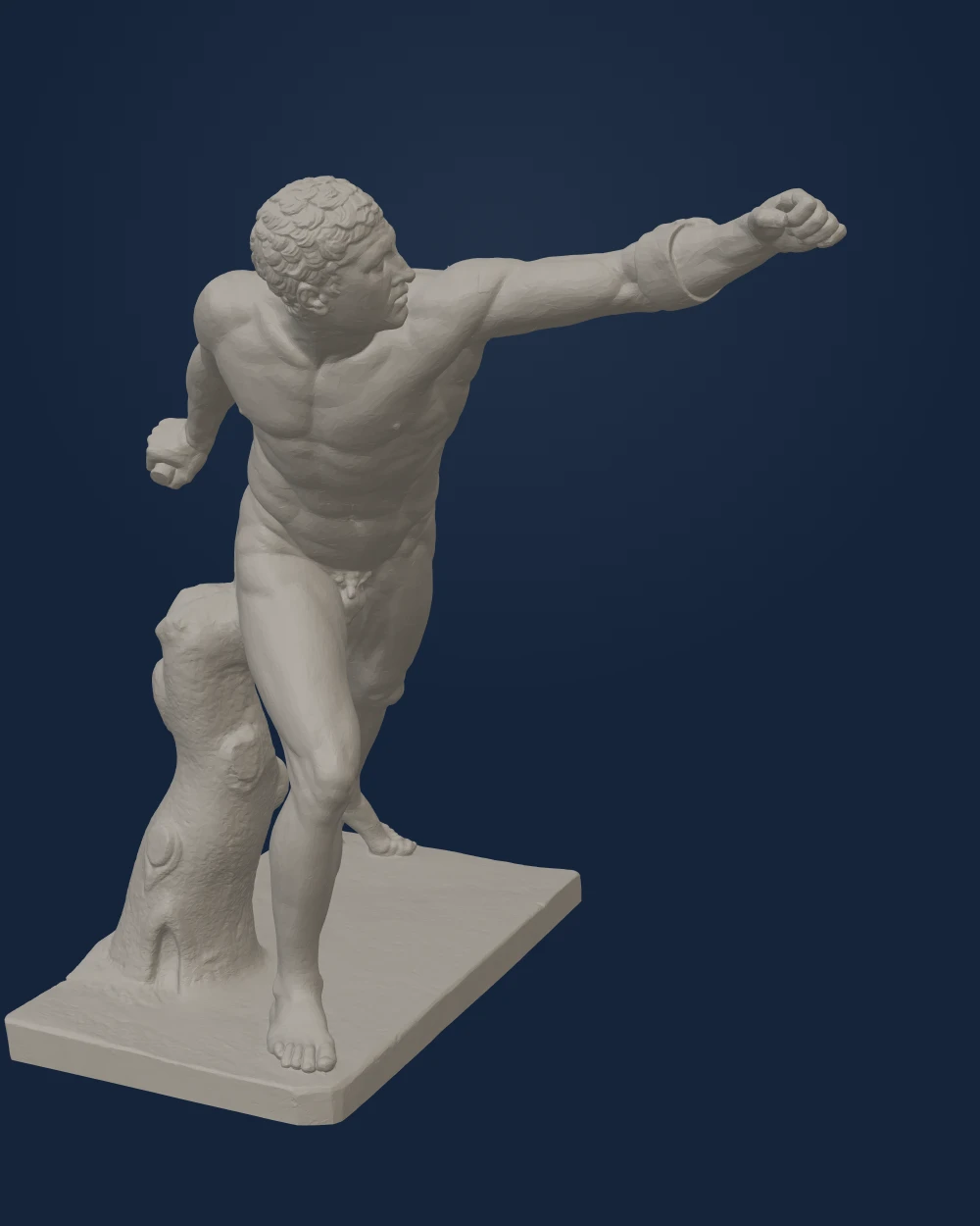 Borghese Gladiator, Marble — Undated