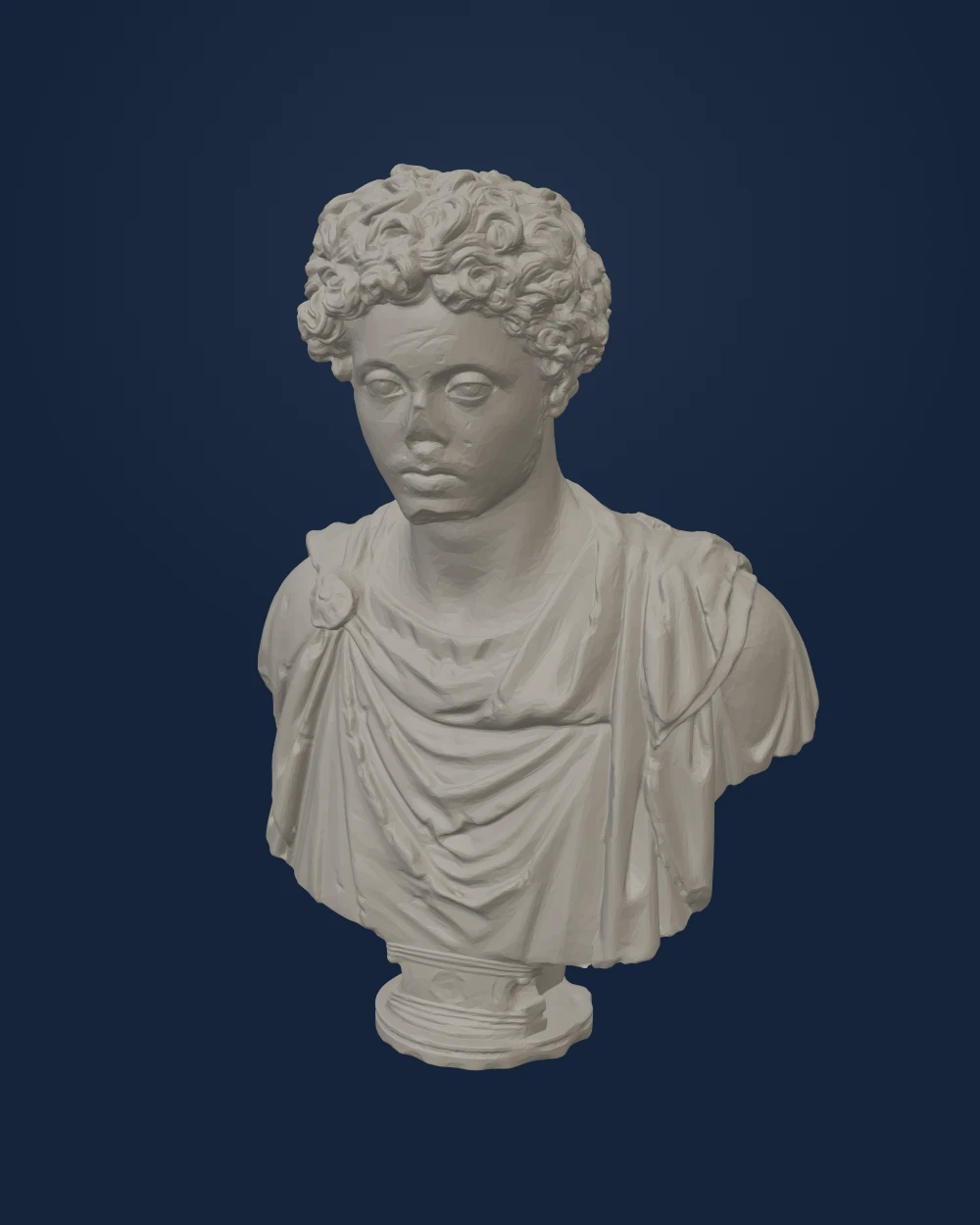 Bust Of Marcus Aurelius, Marble — Undated
