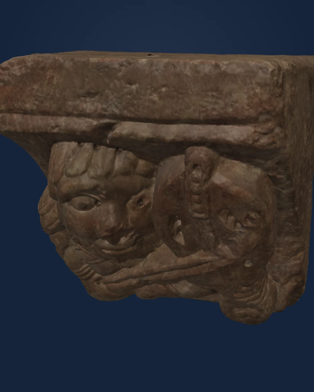 Corbel, Marble — Medieval