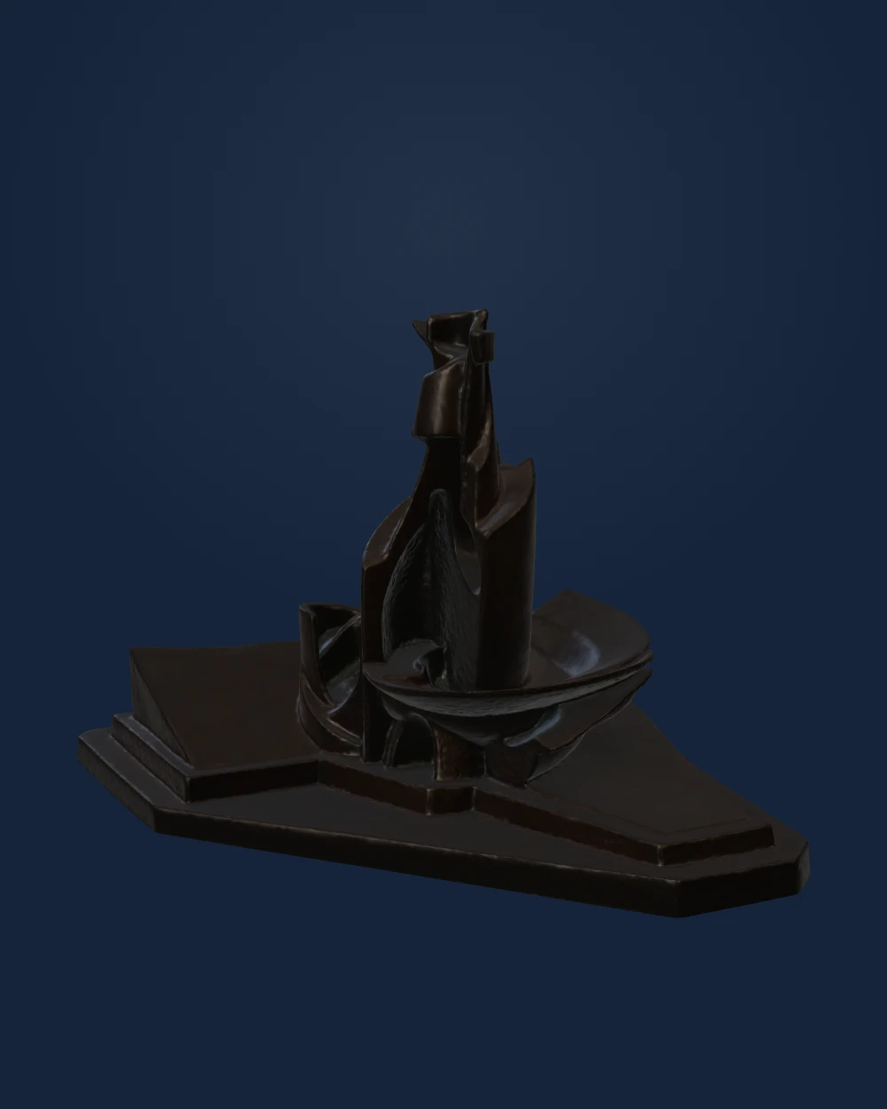 Development Of A Bottle In Space, Umberto Boccioni, Bronze — Modern