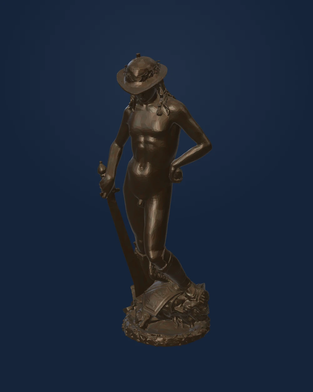 David, Donatello, Bronze — Renaissance
