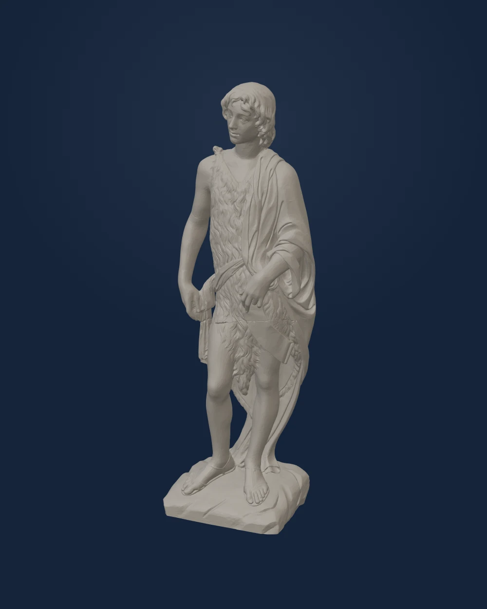 John The Baptist As A Boy, Donatello, Marble — Renaissance