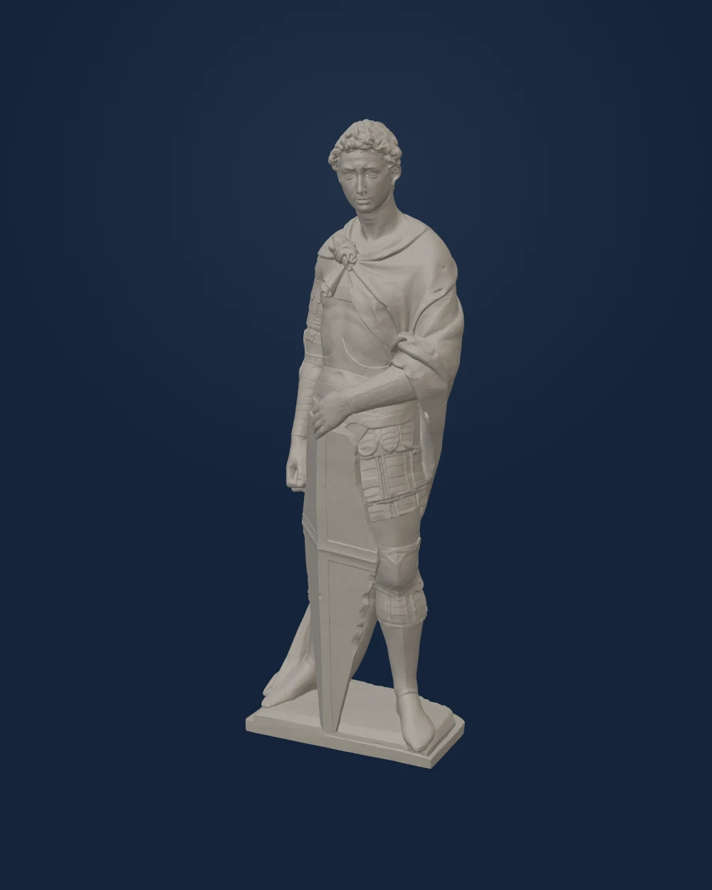 Saint George, Donatello, Marble — Renaissance