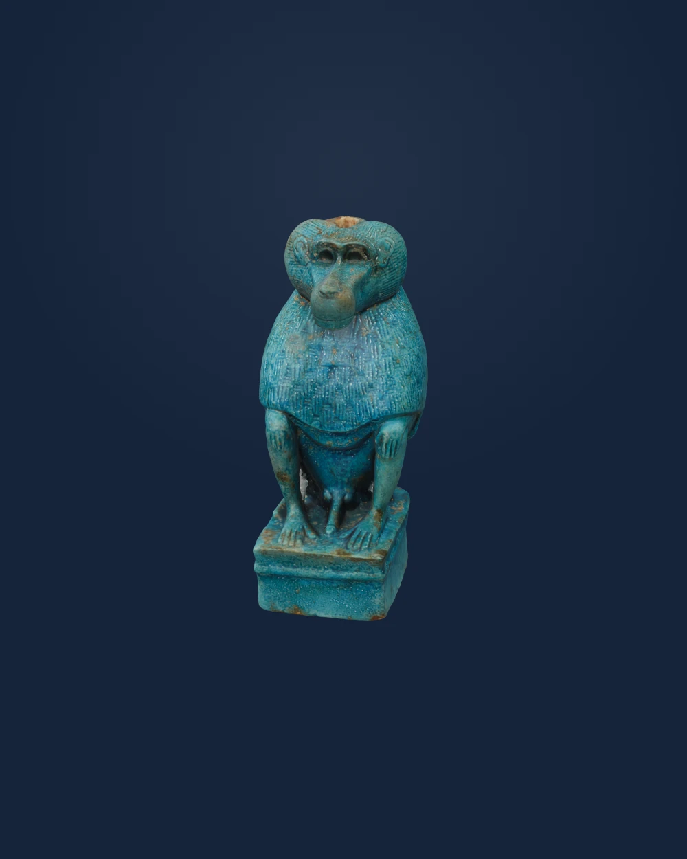 Baboon (Moon God Thoth) — Unknown Egyptian artist(s) · 7th - 6th century BCE