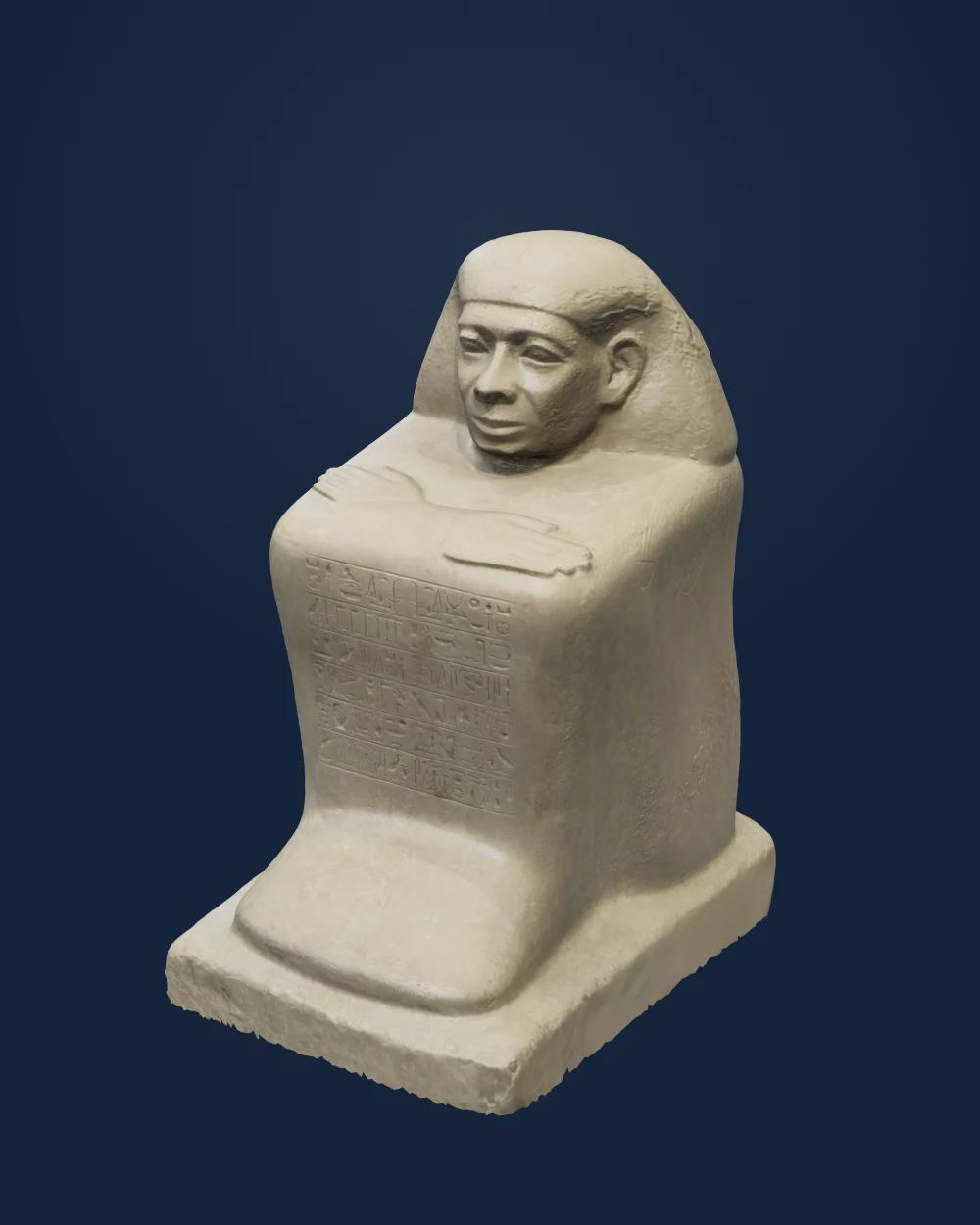 Cube Statue of Ser — Unknown ancient Egyptian sculptor(s) · 1781–1680 BCE (13th Dynasty)