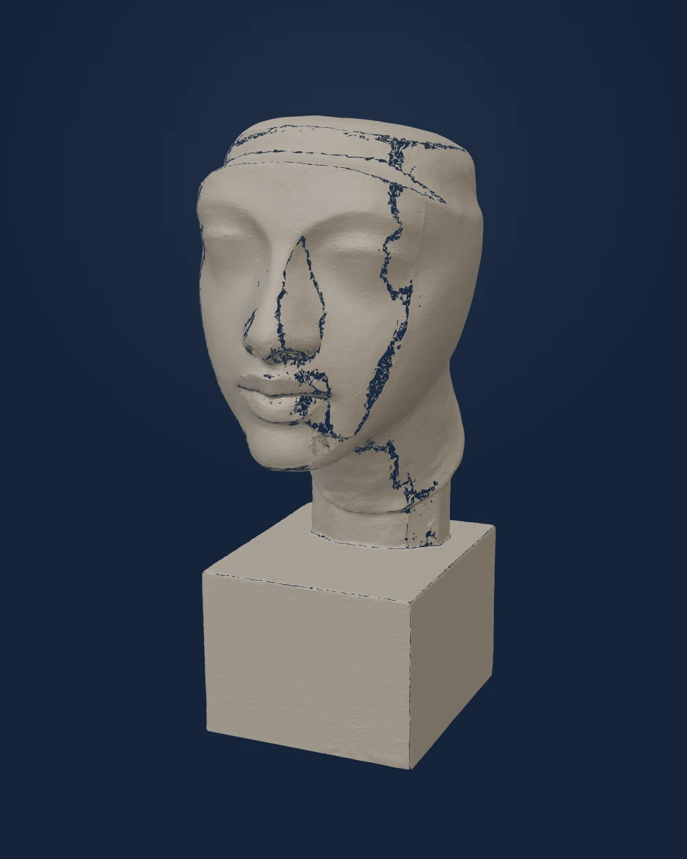 Head of Merytaten, Daughter of Akhenaten — Ancient