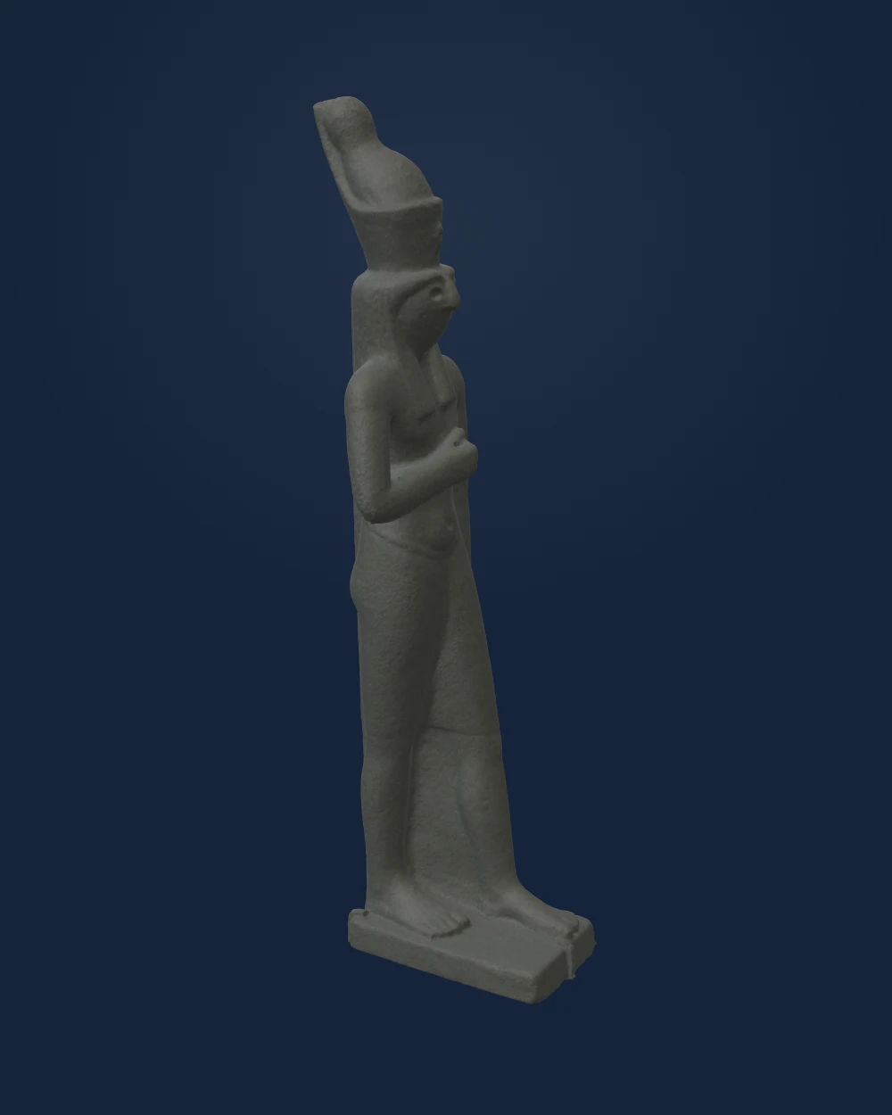 Standing Statue of the God Horus — Unknown ancient Egyptian sculptor(s) · 332–30 BCE (Ptolemaic Period)