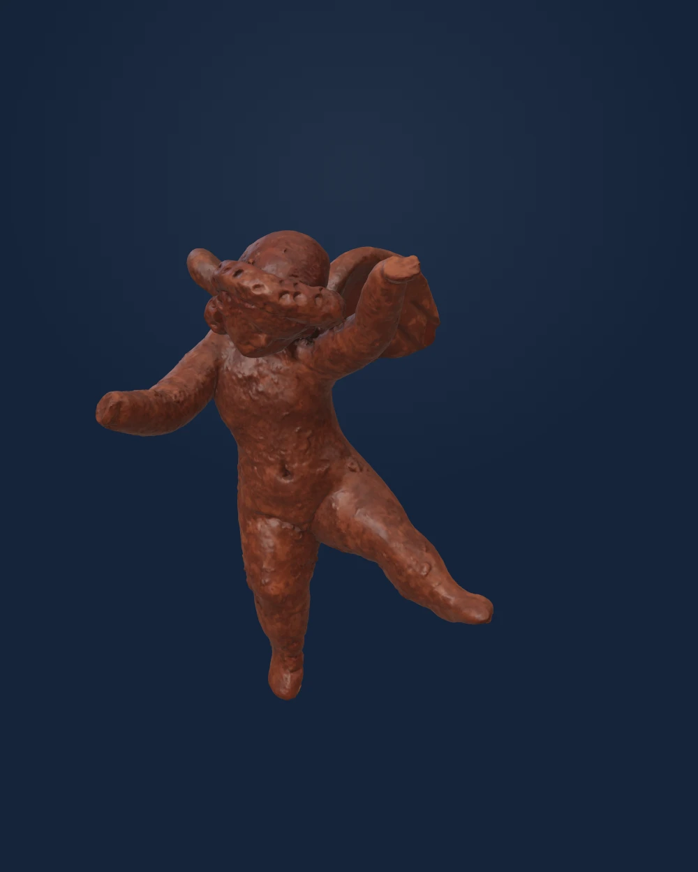 Eros Flying, Terracotta — Ancient