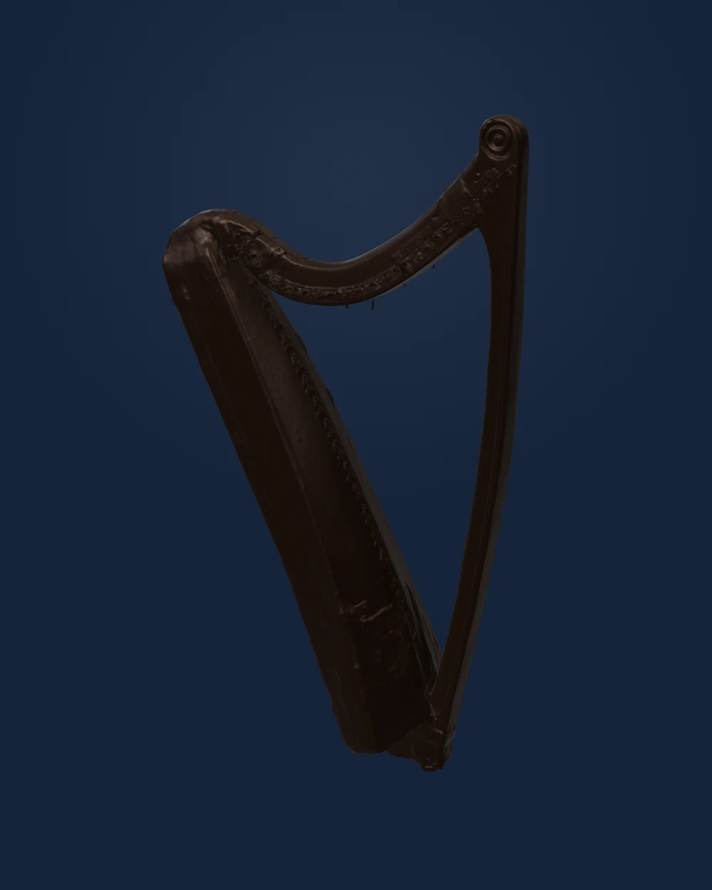 O'Carolan's Harp — Unknown Irish harp maker · 17th-18th century