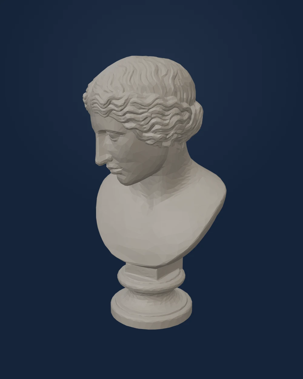 Head of an Amazon, Sciarra Type — Mediterranean · c. 430 BCE (Greek original; Roman copy)