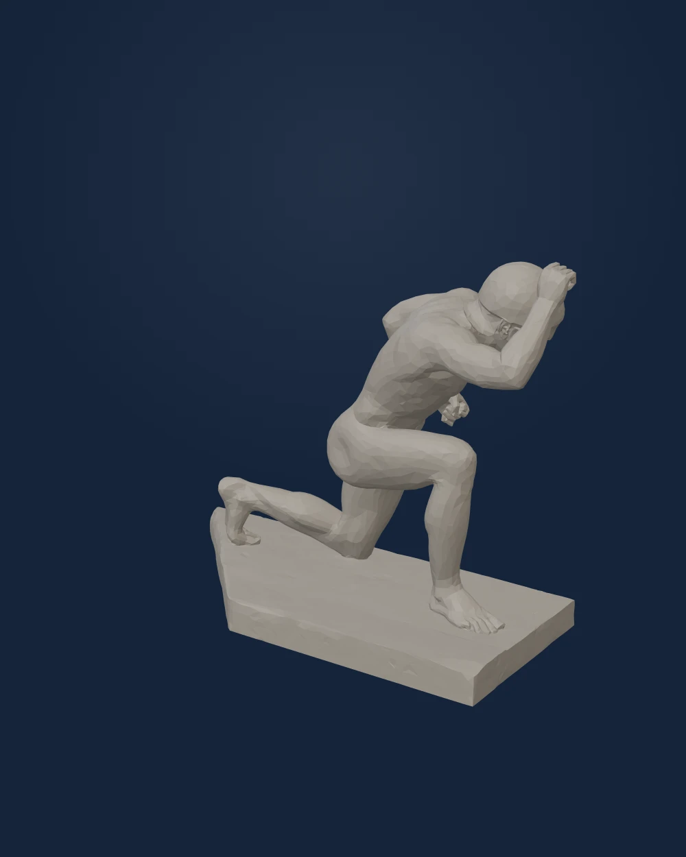 Kneeling Archer from the Temple of Aphaia, Figure XII — Mediterranean · c. 500-490 BCE