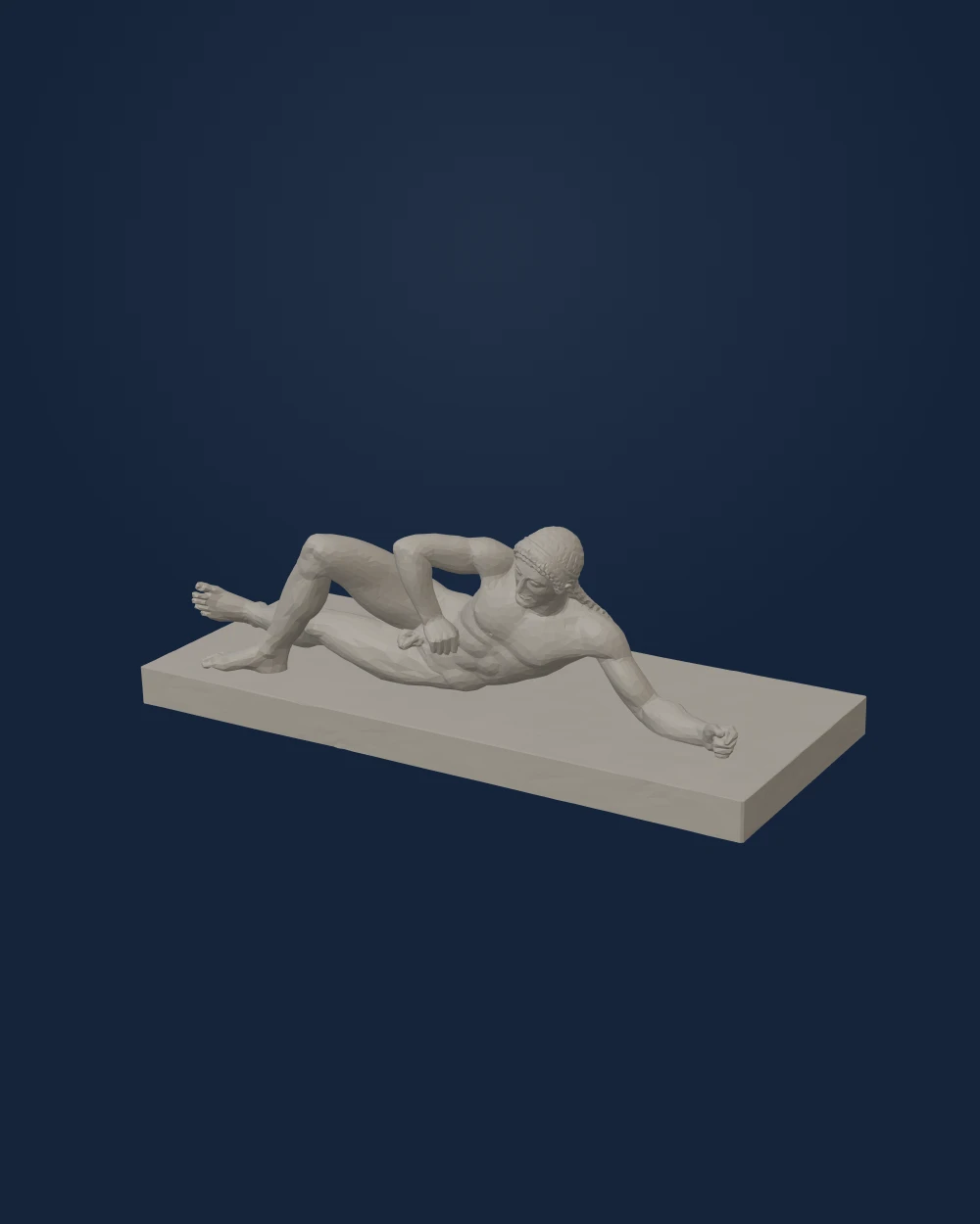 Lying Wounded Warrior from the Temple of Aphaia