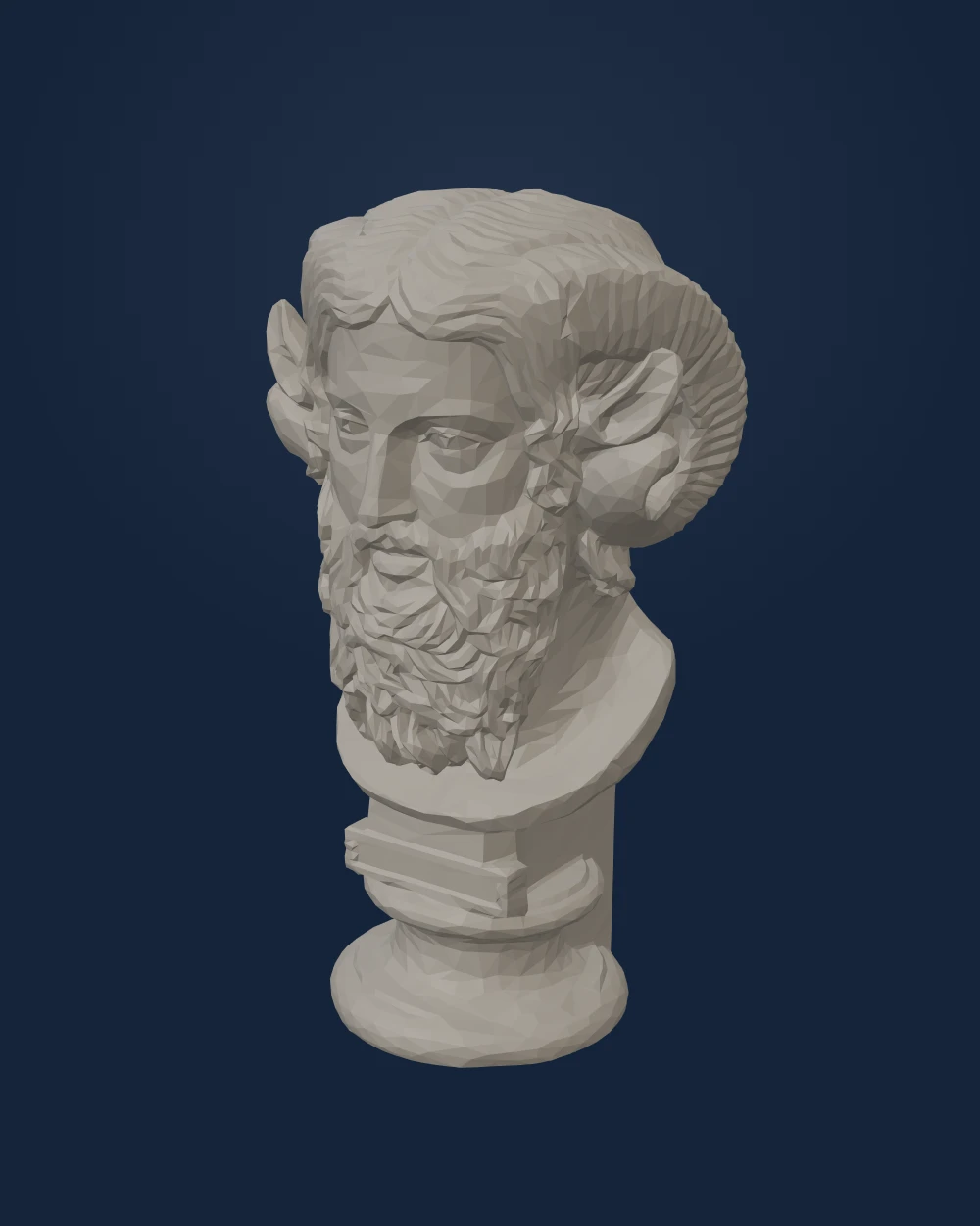 Zeus Ammon — Mediterranean · 5th century BCE (Greek original; Roman copy)
