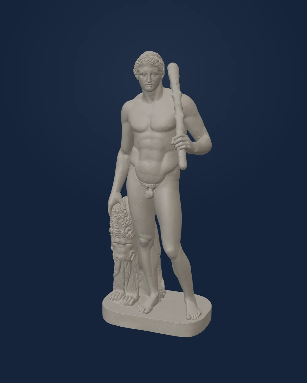 Herakles Lansdowne, Marble — Ancient