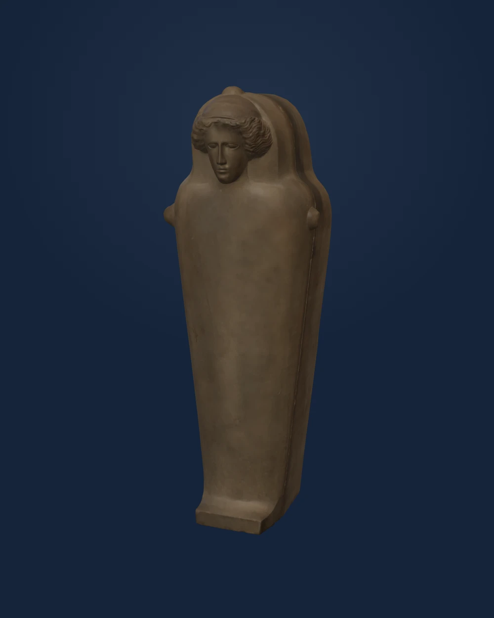 Marble Anthropoid Sarcophagus, Parian marble — Ancient