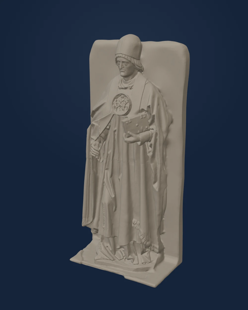 Tomb Relief of Adalbert of Saxony — Unknown sculptor; SMK plaster cast · c. 1484