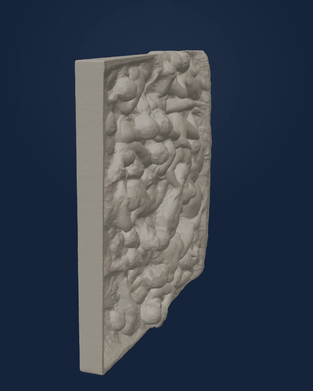 Battle of the Centaurs, Michelangelo, Marble — Renaissance