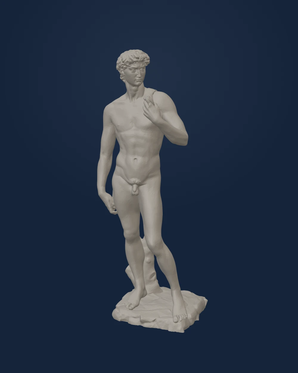 David, Michelangelo, Marble — Renaissance