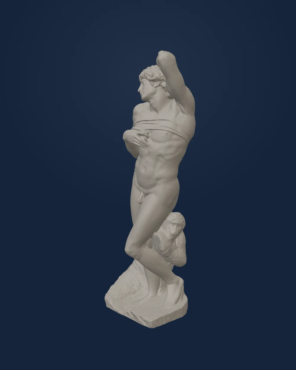 Dying Slave, Michelangelo, Marble — Renaissance
