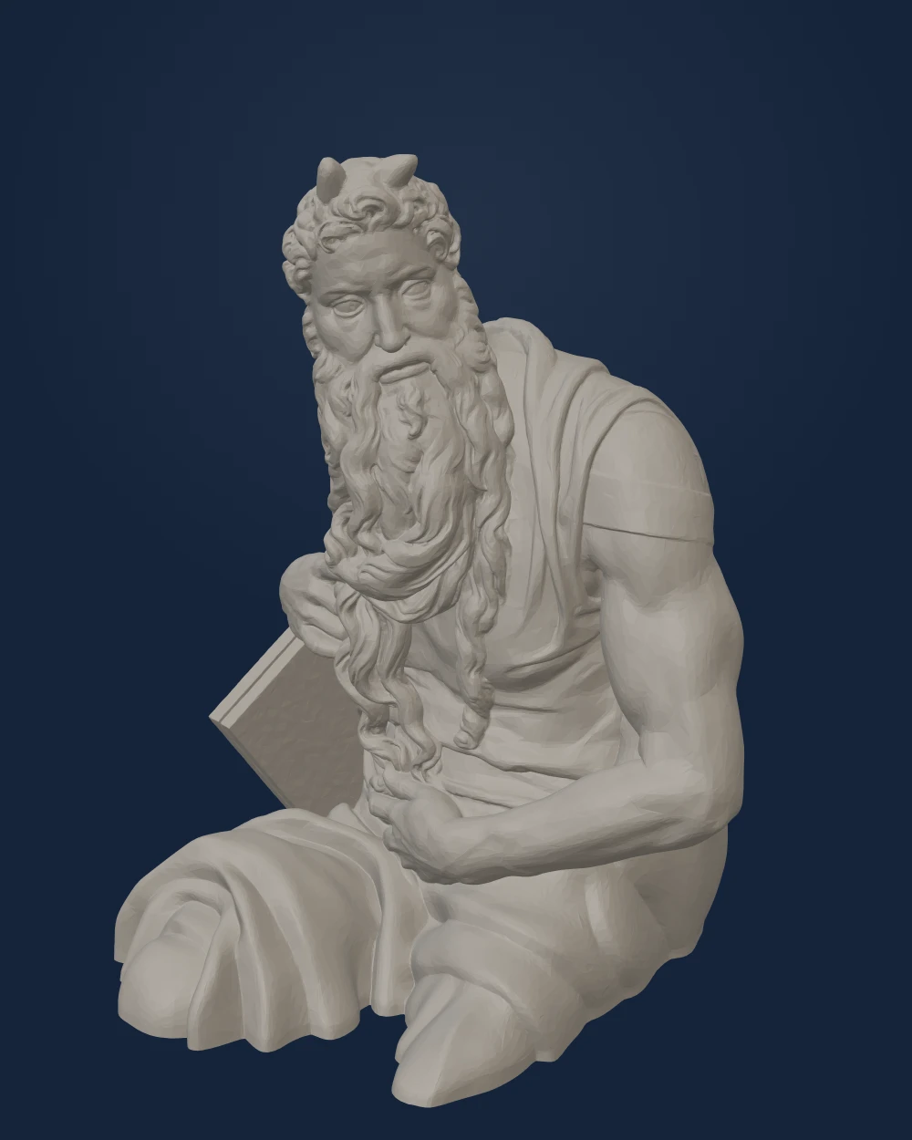 Moses, Michelangelo, Plaster — Renaissance