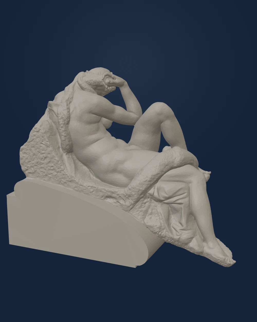 Night, Michelangelo, Marble — Renaissance