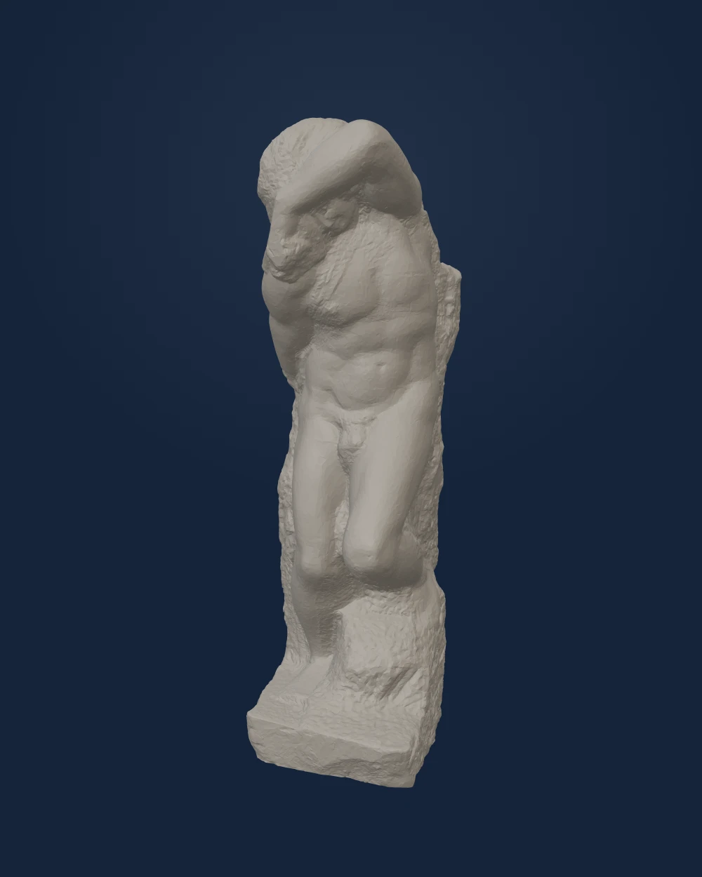 Prisoner, Michelangelo, Plaster — Renaissance