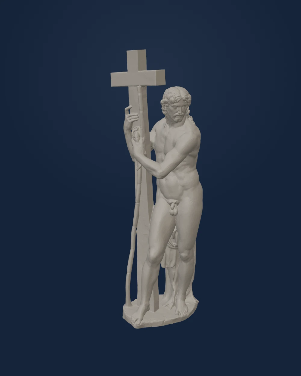 Risen Christ, Michelangelo, Plaster — Renaissance