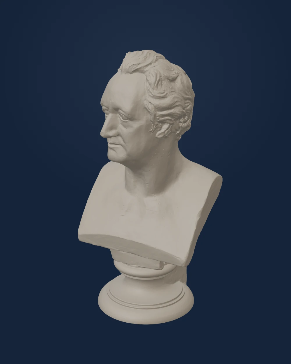 Bust of Johann Wolfgang von Goethe (Photosculpture) — 1917