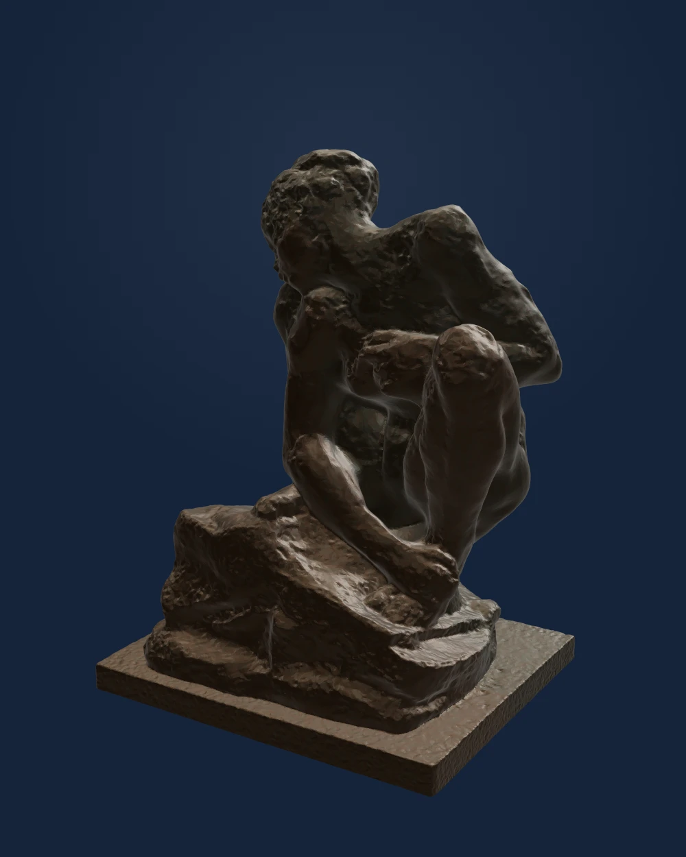 Crouching Woman — Auguste Rodin · Modeled 1880–1882; enlarged 1907–1911; cast 1962