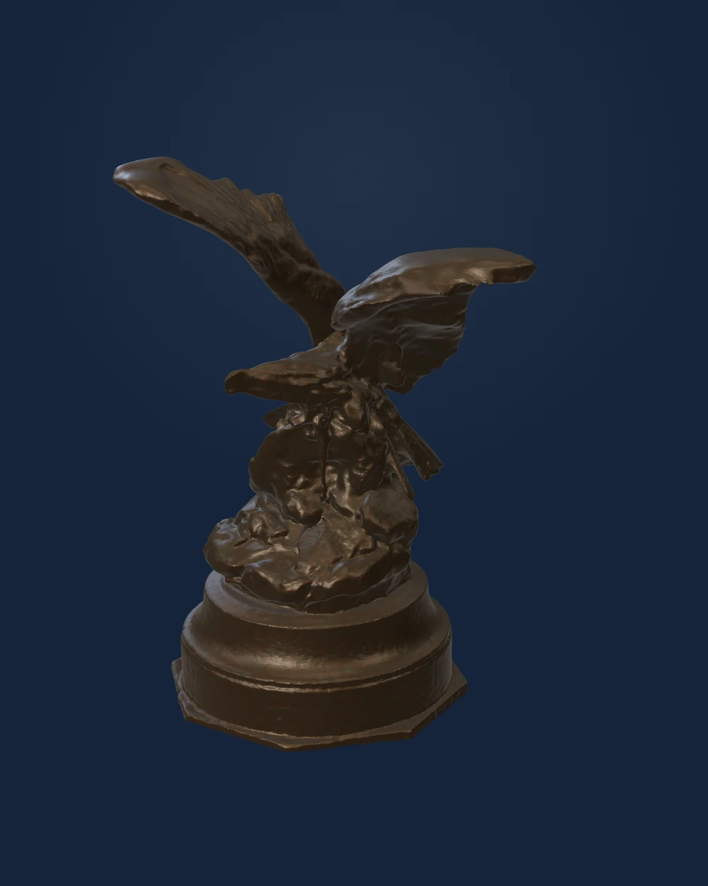 Eagle Preparing to Defend Its Prey (Aigle se préparant à défendre sa proie) — still image